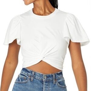 Cinq a Sept crop tshirt top